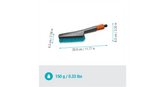 GARDENA CleanSystem Hand Brush  S  Hard